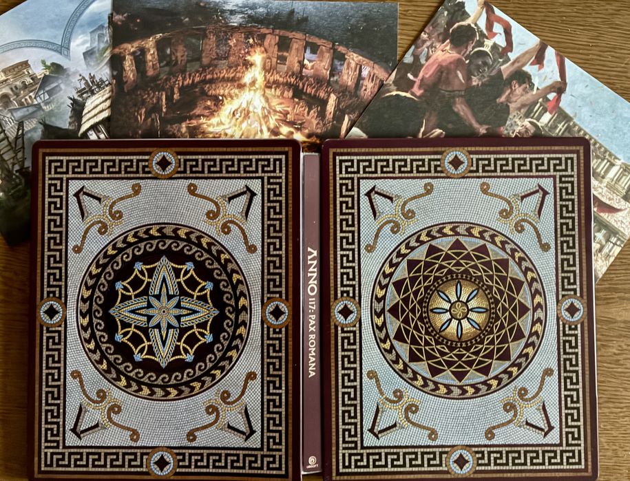 Anno 117 Pax Romana Steelbook + 3 Litografie Nowy G2 PS5 PC XBOX