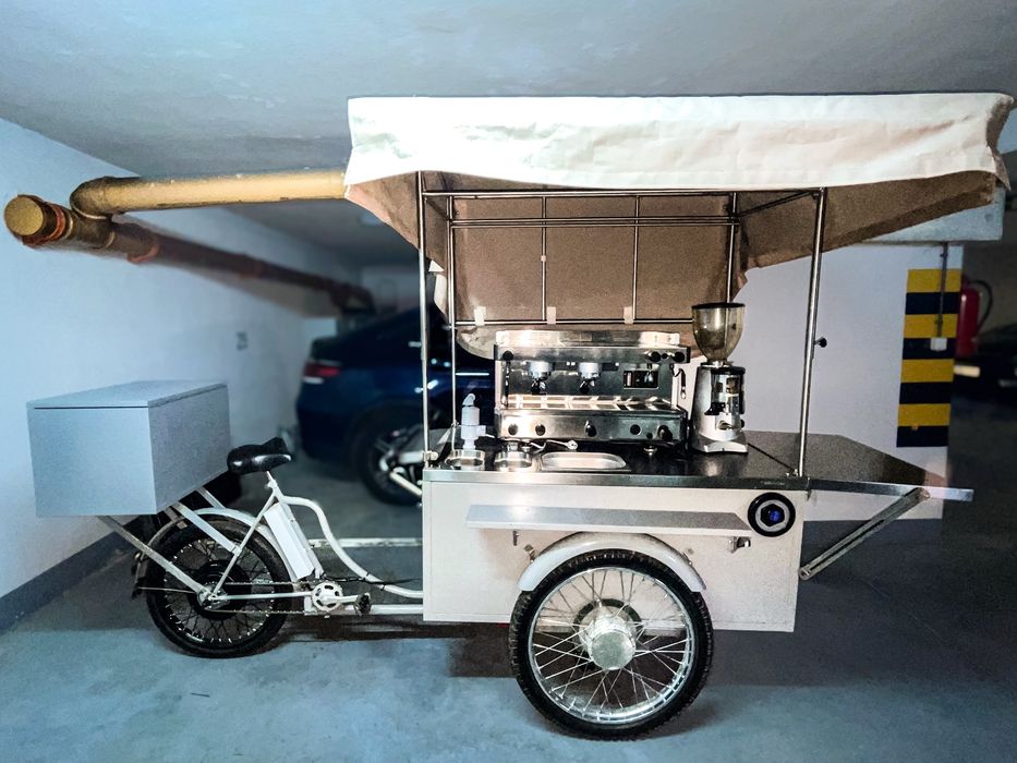 Rower gastronomiczny - mobilna kawiarnia