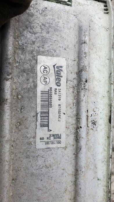 Радіатор інтеркуллера 2.0HDi 1.6 Peugeot