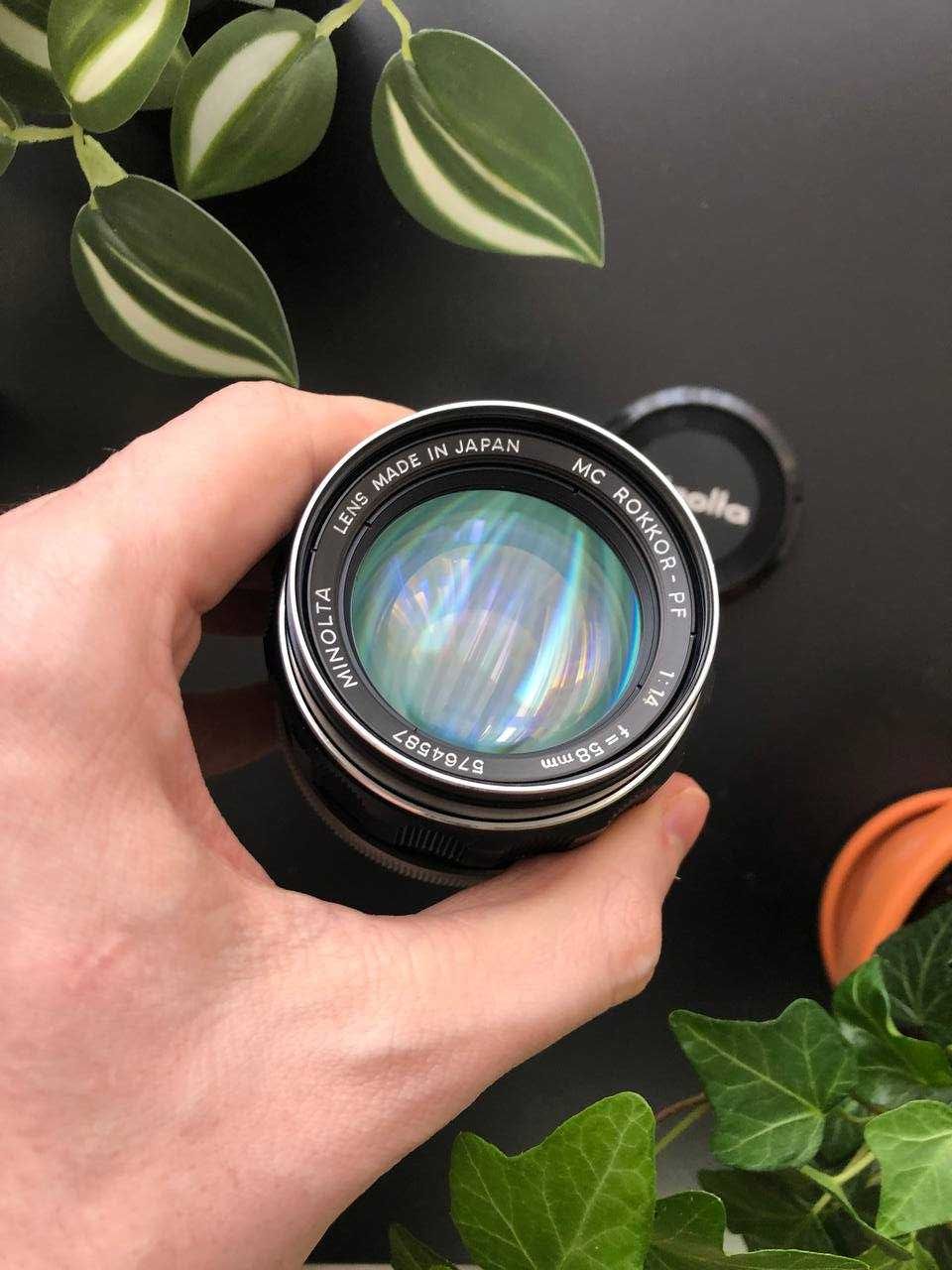 Обєктив Minolta MC Rokkor-PF 58mm F/1.4