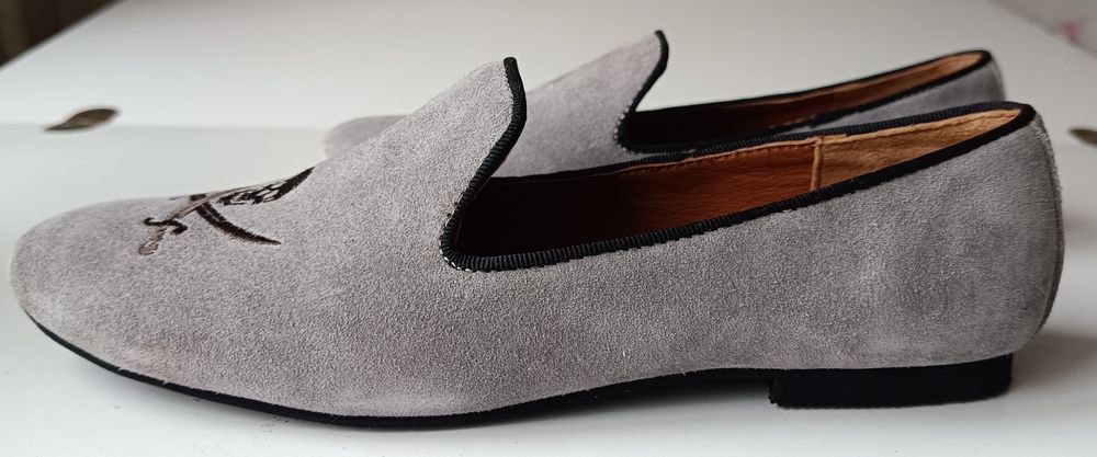 Чоловічі замшеві лофери, розмір 42-43