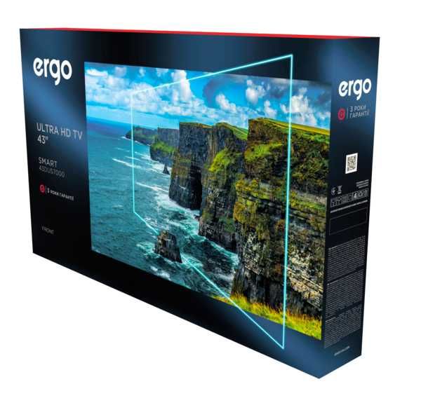 4K Smart Телевізор ERGO 43DUS7000 Android Новий