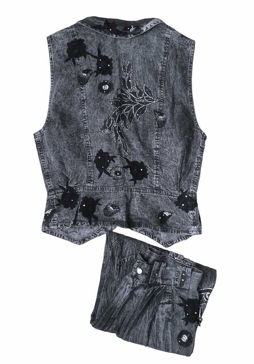 Komplet DOLLSKILL goth zdobiony killstar vintage zestaw