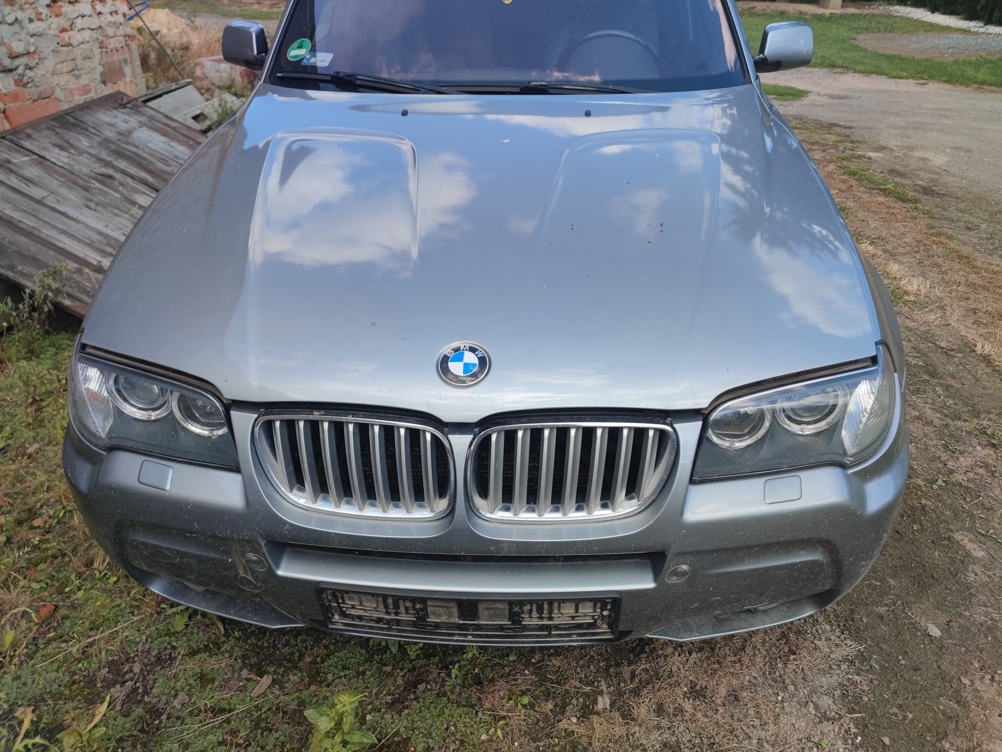 Przód kompletny maska pas przedni lampy Xenon skrętny BMW X3 e8 a08