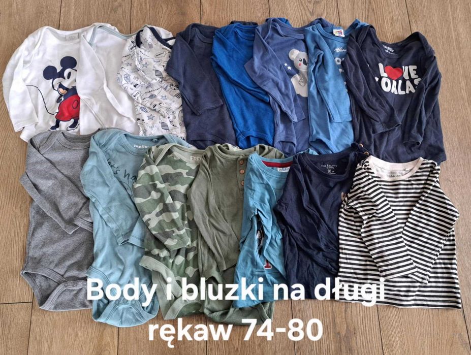 Ubranka dziecięce chłopięce 68-86