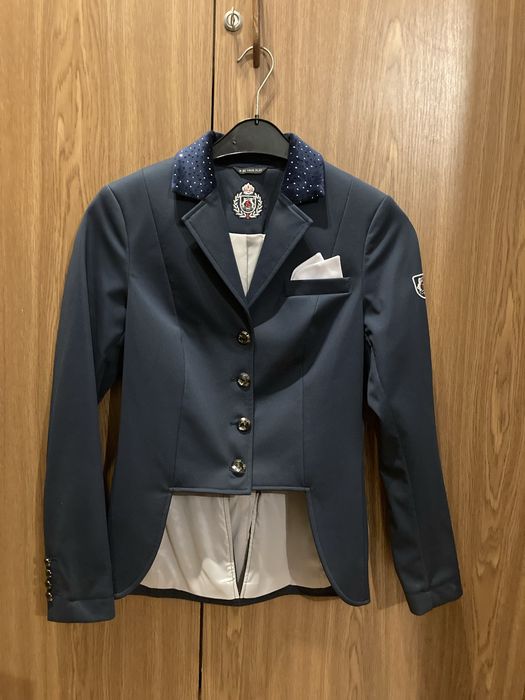 Frak Jeździecki ujezdzeniowy 38 granatowy Fair Play