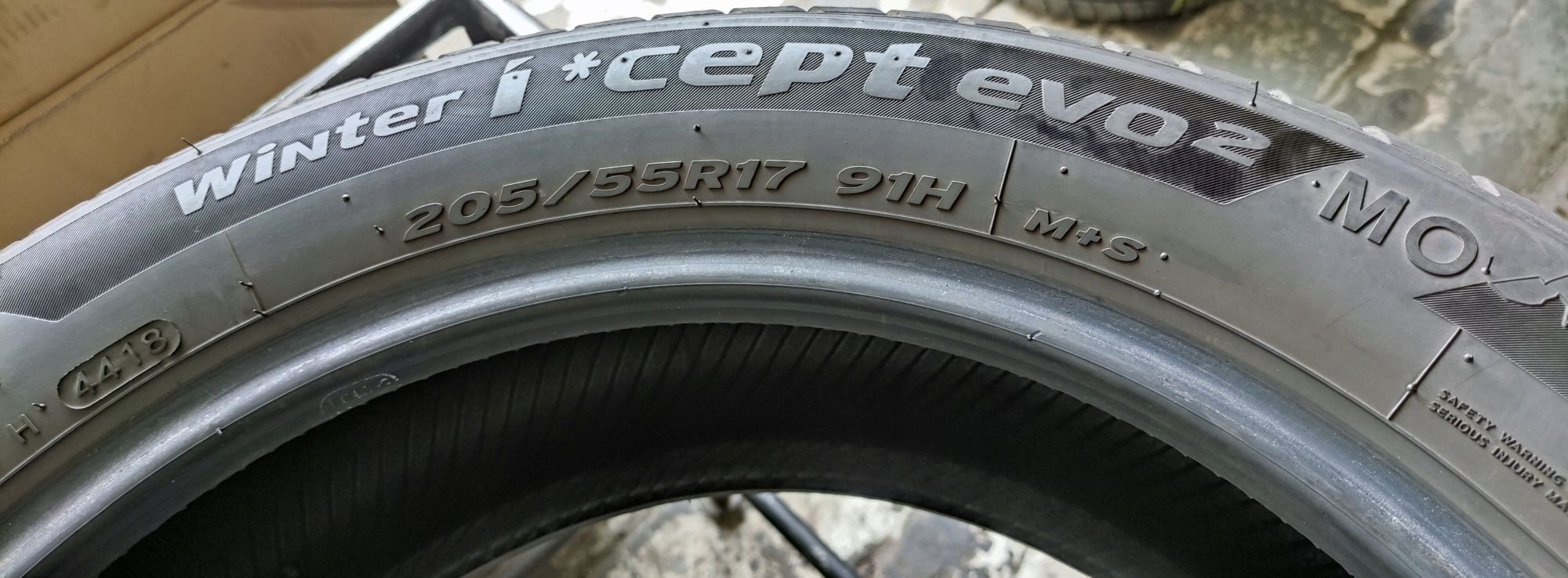 Opony 205/55/17 Hankook 6,10mm 2018r 2szt.=380zł Z