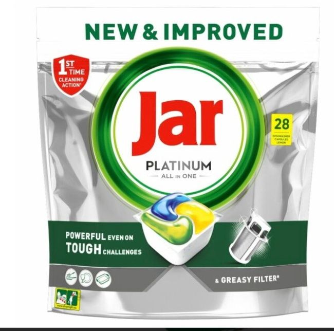 Jar Platinum All In One Lemon Kapsułki do zmywarek
