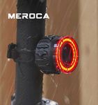 Ультра яркий задний велофонарь MEROCA с датчиком тормоза