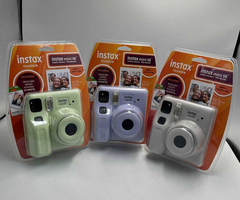 МАГАЗИН!  Fujifilm Instax mini SE Green, Purple, Gray