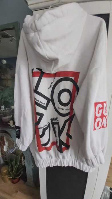 Miss City Ciepła bluza plaszczyk z kapturem