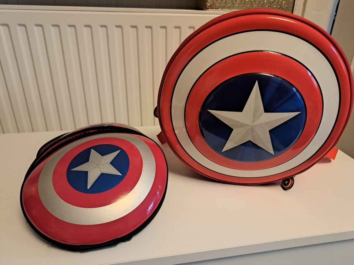 Marvel plecak tarcza Kapitan Ameryka