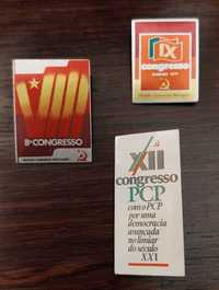 Pins Politica- Congressos PCP