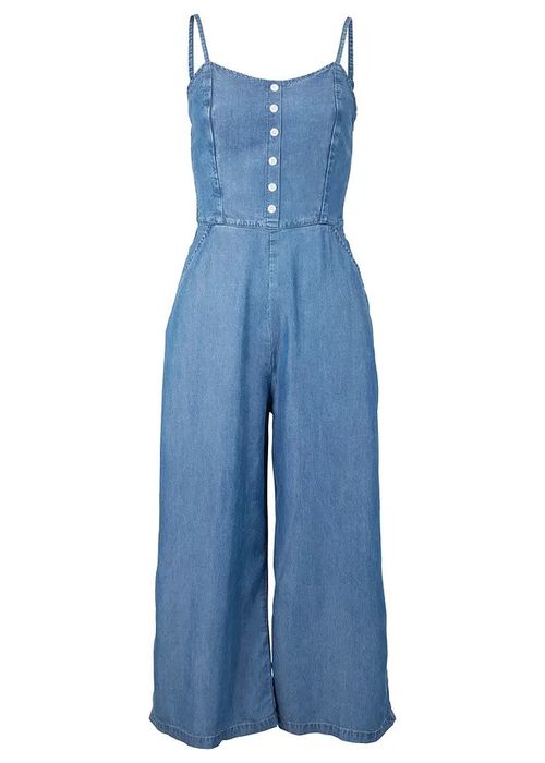 B.P.C kombinezon jeansowy na ramiączka z lyocellu 44.