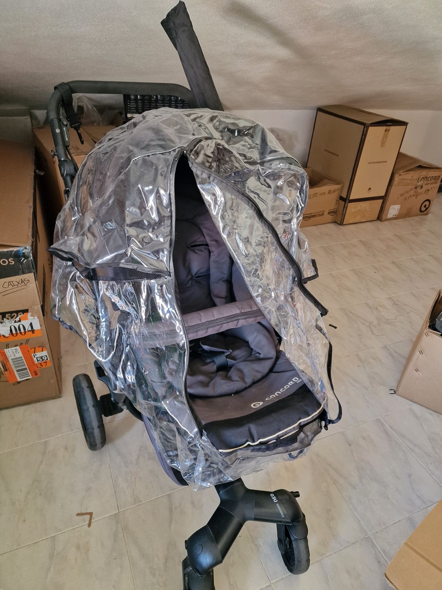Conjunto de passeio concord air e neo, ovo isofix, alcofa e acessórios