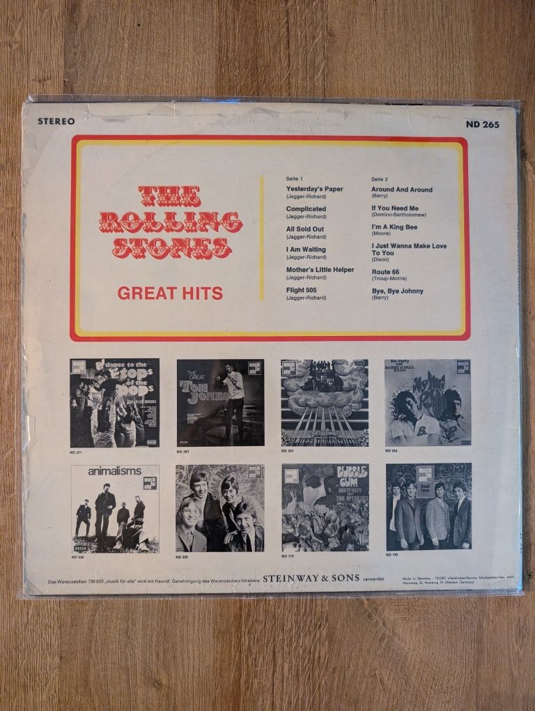 The Rolling Stones - Great Hits LP 1969 GER EX