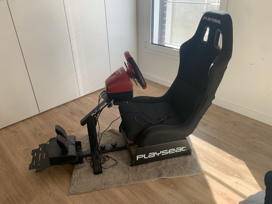 Playseat evolution + volante hori supermario kart nintendo switch