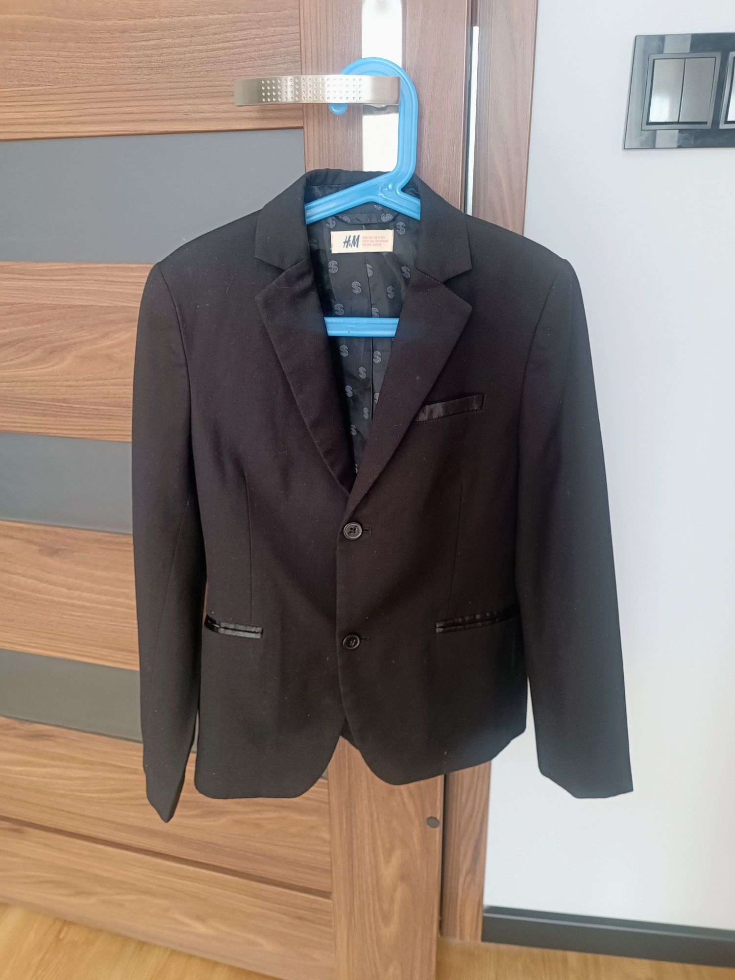 Marynarka czarna h&m 140