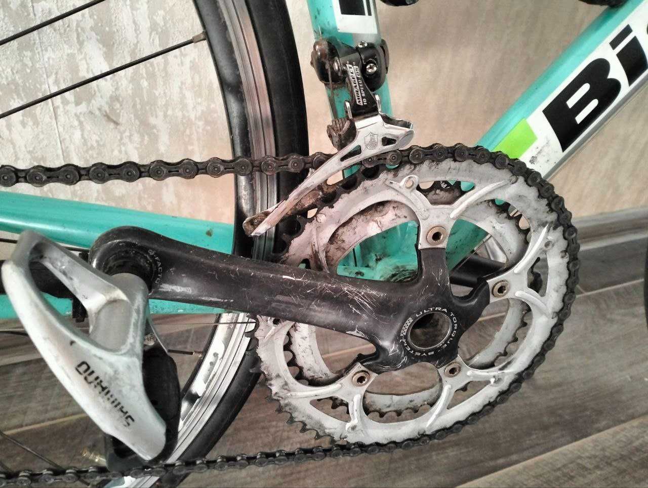 BIanchi Via Niron alu carbon 7 (Liquigas) шосейний велосипед (шоссер)