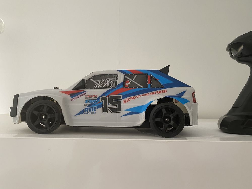 Carro rc rally 1/16 brushless