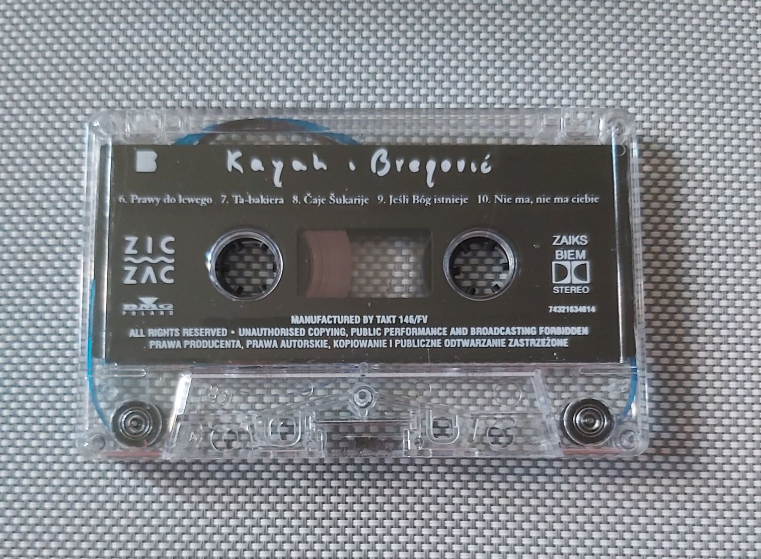Kayah Bregović kaseta magnetofonowa audio