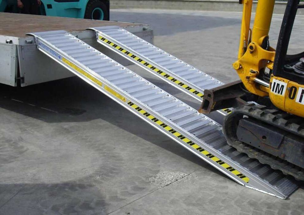 Najazdy aluminiowe od 2,5-5m, do 13,5T - Dostawa, gwarancja, znak CE