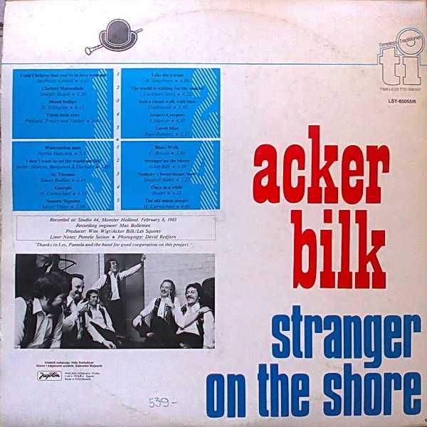 Acker Bilk And His Paramount Jazz Band ‎– Stranger On The Shore