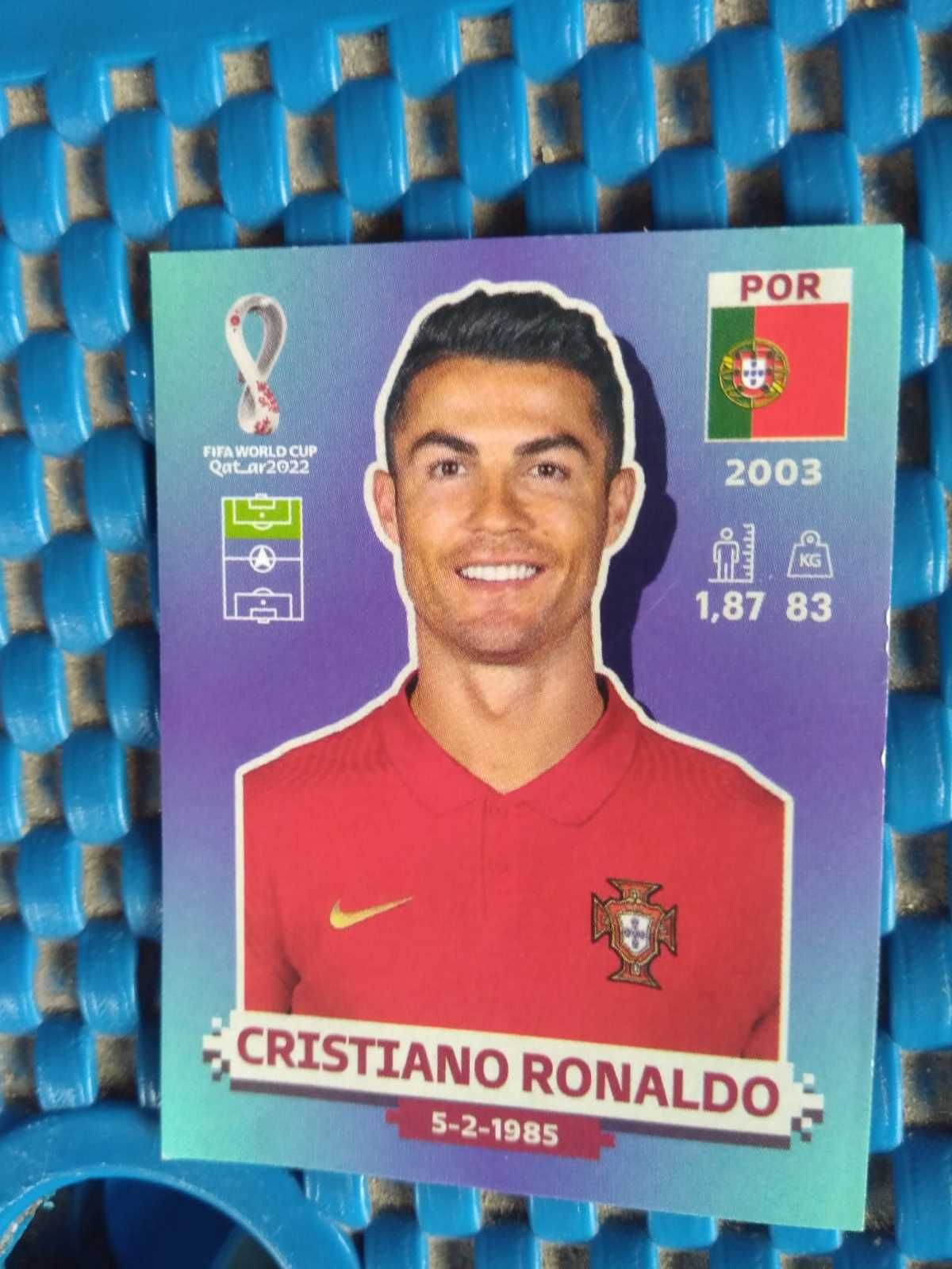 vendo cromo cristiano ronaldo da coleção do mundial do qatar 2022