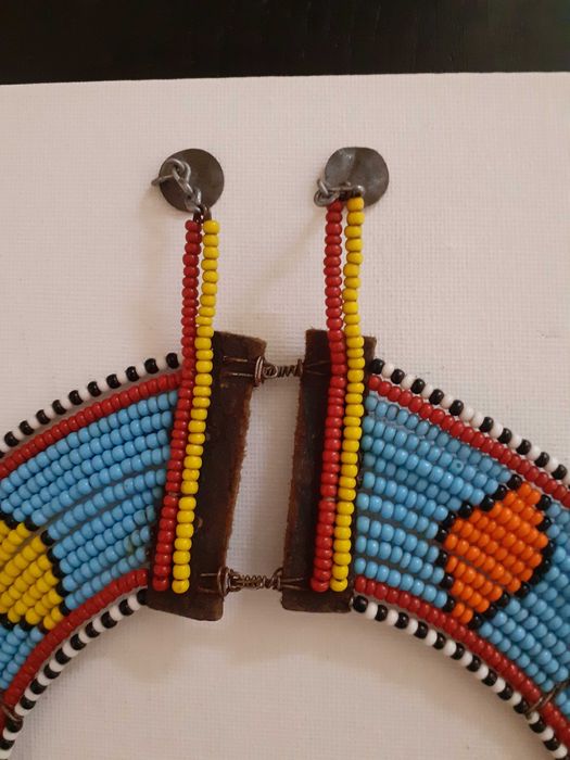 Colar vintage Masai missangas