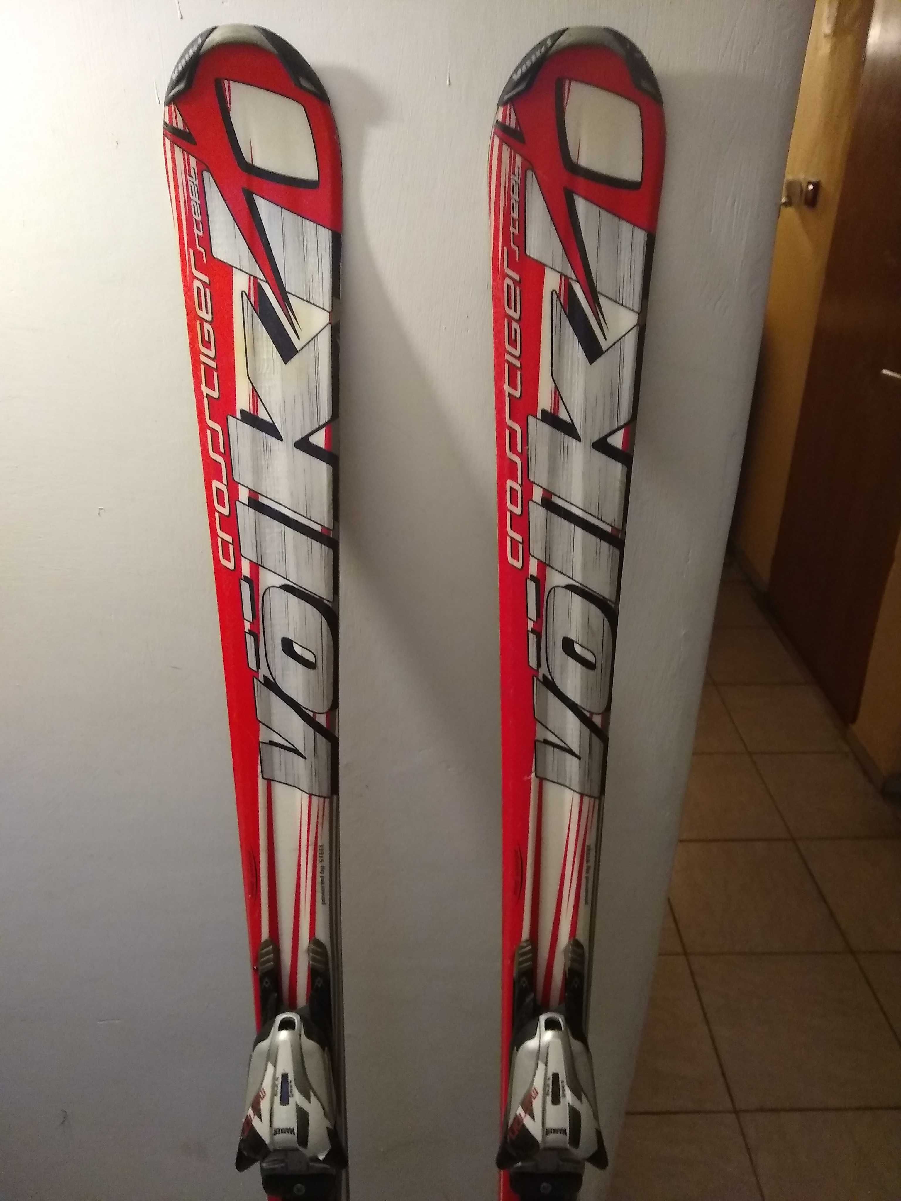 Narty Voelkl Crosstiger Steel 161 + buty Salomon 27,5