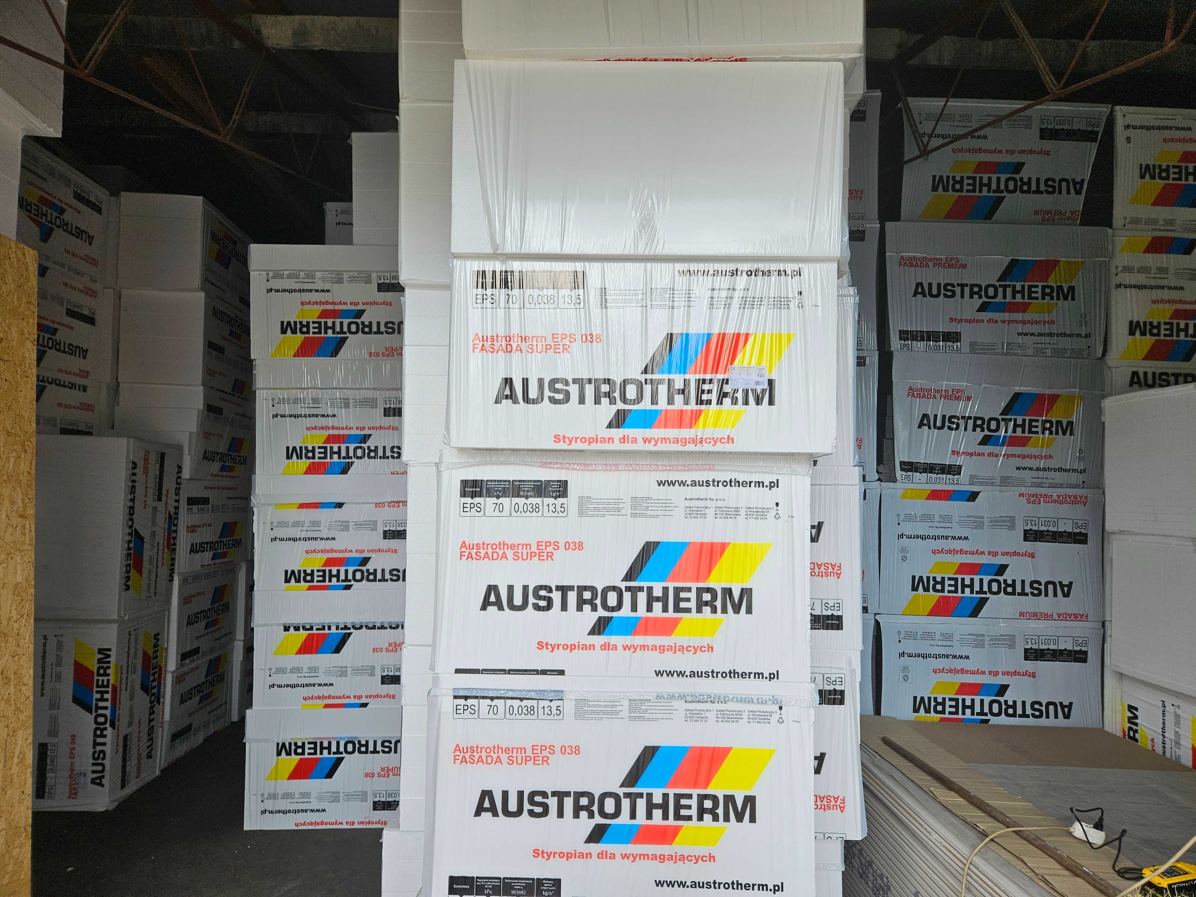 Styropian AUSTROTHERM Fasada /038//040//042/ D/P /037//038/ EPS100