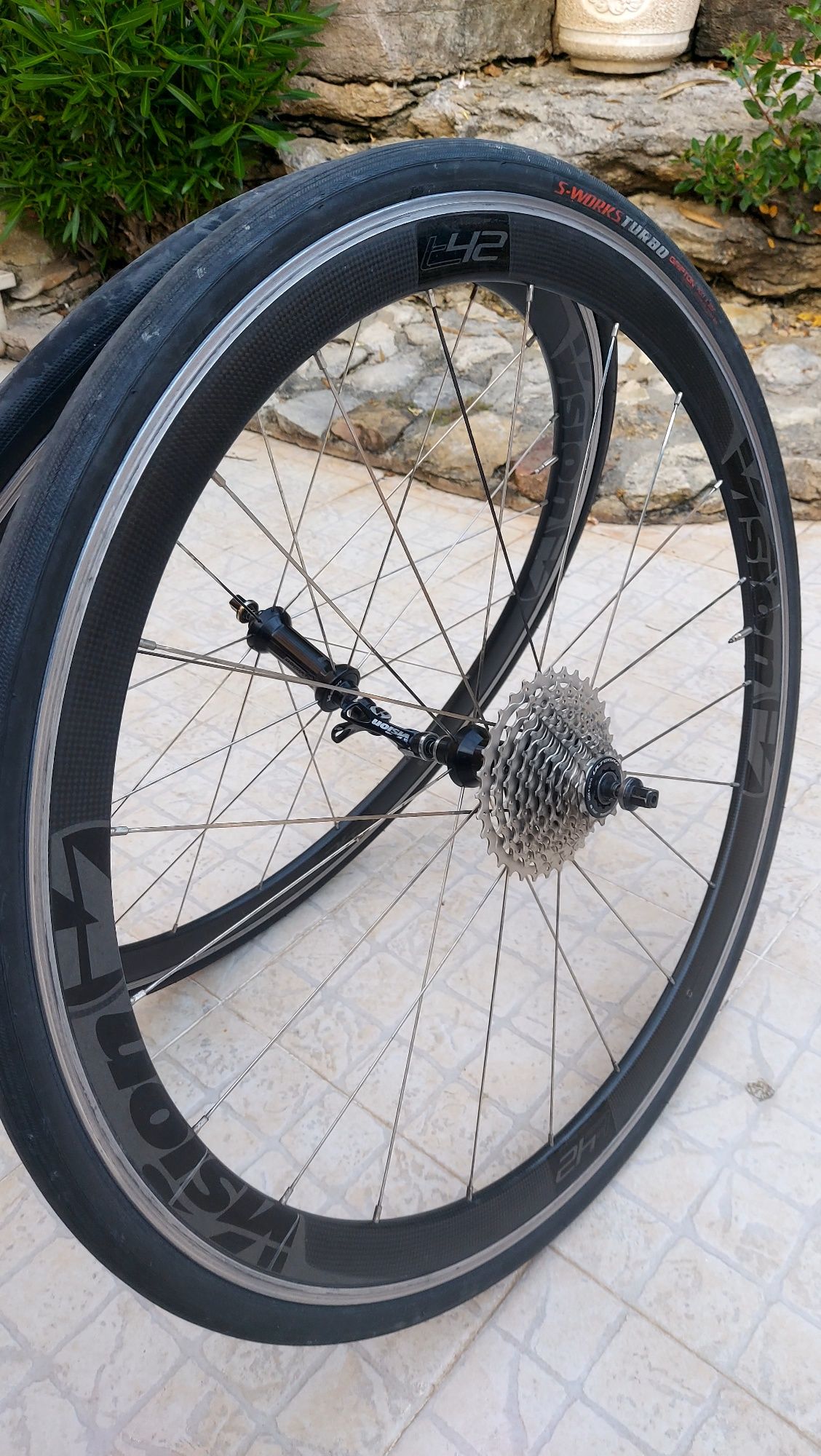 Rodas Vision Team 42 carbono