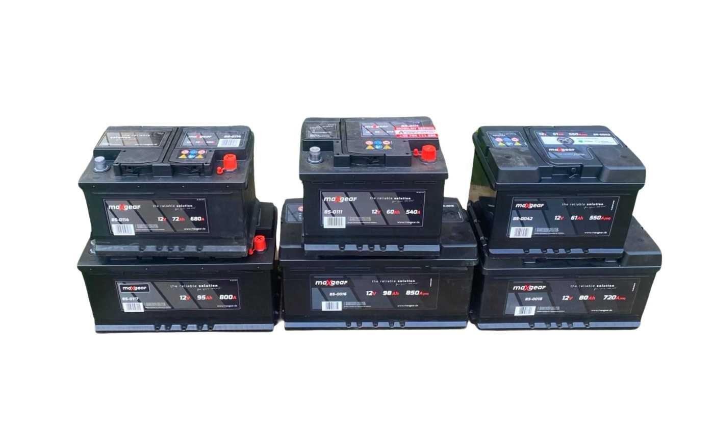Akumulator MAXGEAR 35ah 40ah 45ah 50ah 56ah 62ah 72ah 80ah 90ah 100ah