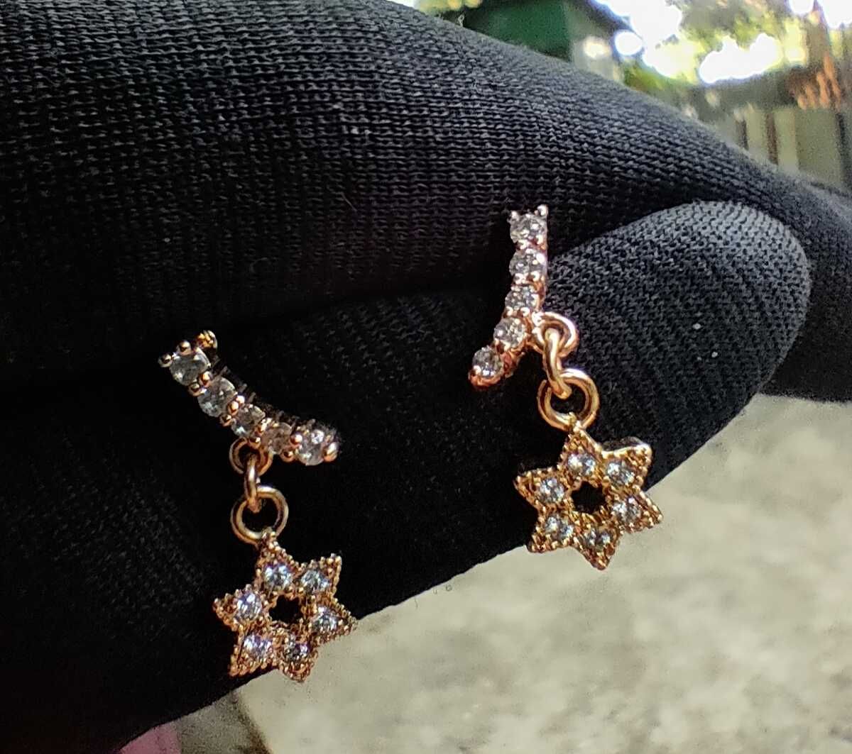 Серьги из медзолота, распродажа