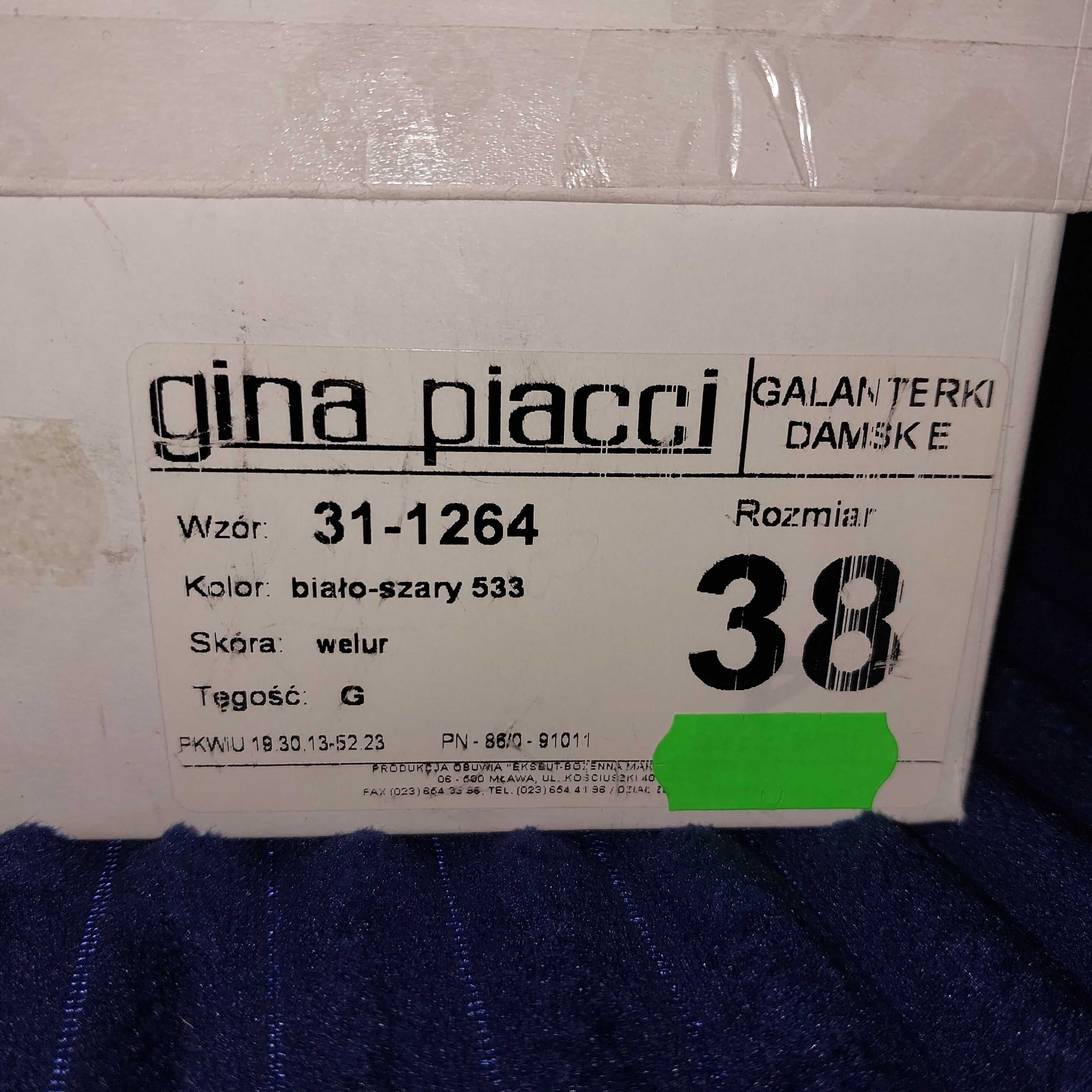 Skórzane szpilki Gina Piacci r. 38
