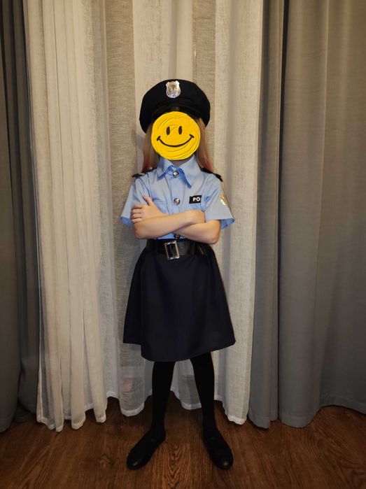 Strój Małej Policjantki dla dziewczynki 128