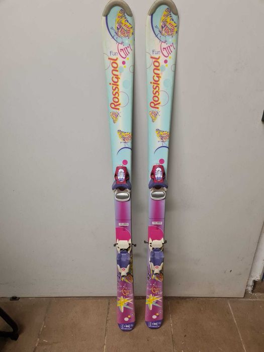 narty juniorskie Rossignol Fun Girl z wiązaniami 130 cm