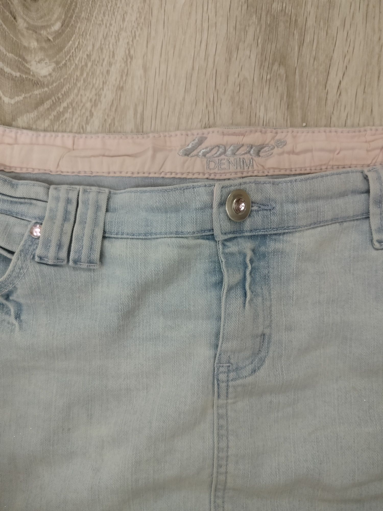 Spódnica krótka letnia damska jeansowa Denim Select XL 42