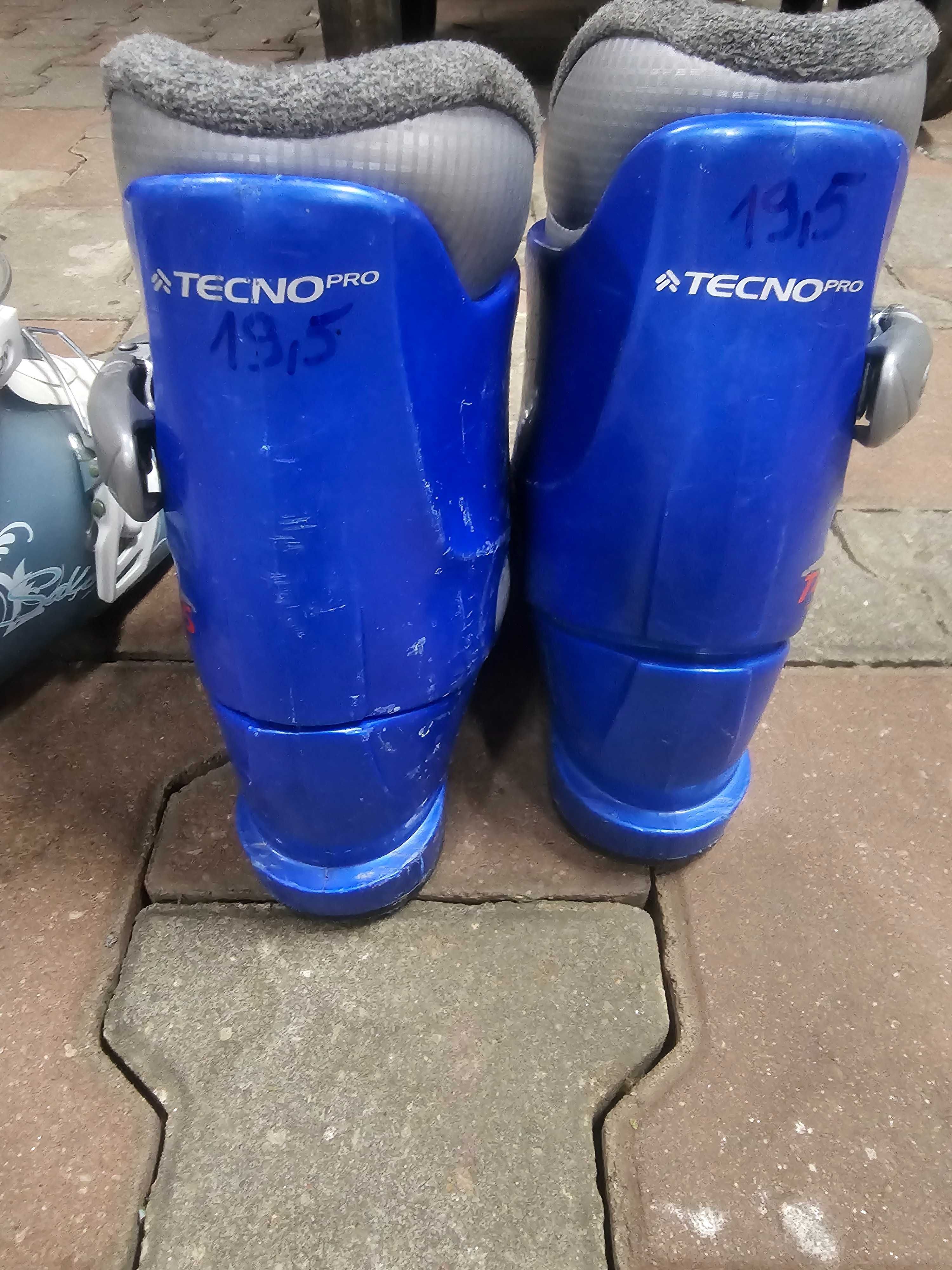 Narty dziecięce Rossignol 100cm + buty i kijki