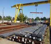 Pręty żebrowane, zbrojeniowe, stal fi 10, 12, 16 mm, transport