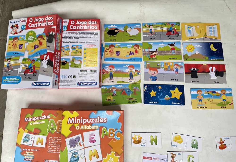 Vendo mini puzzles para crianças