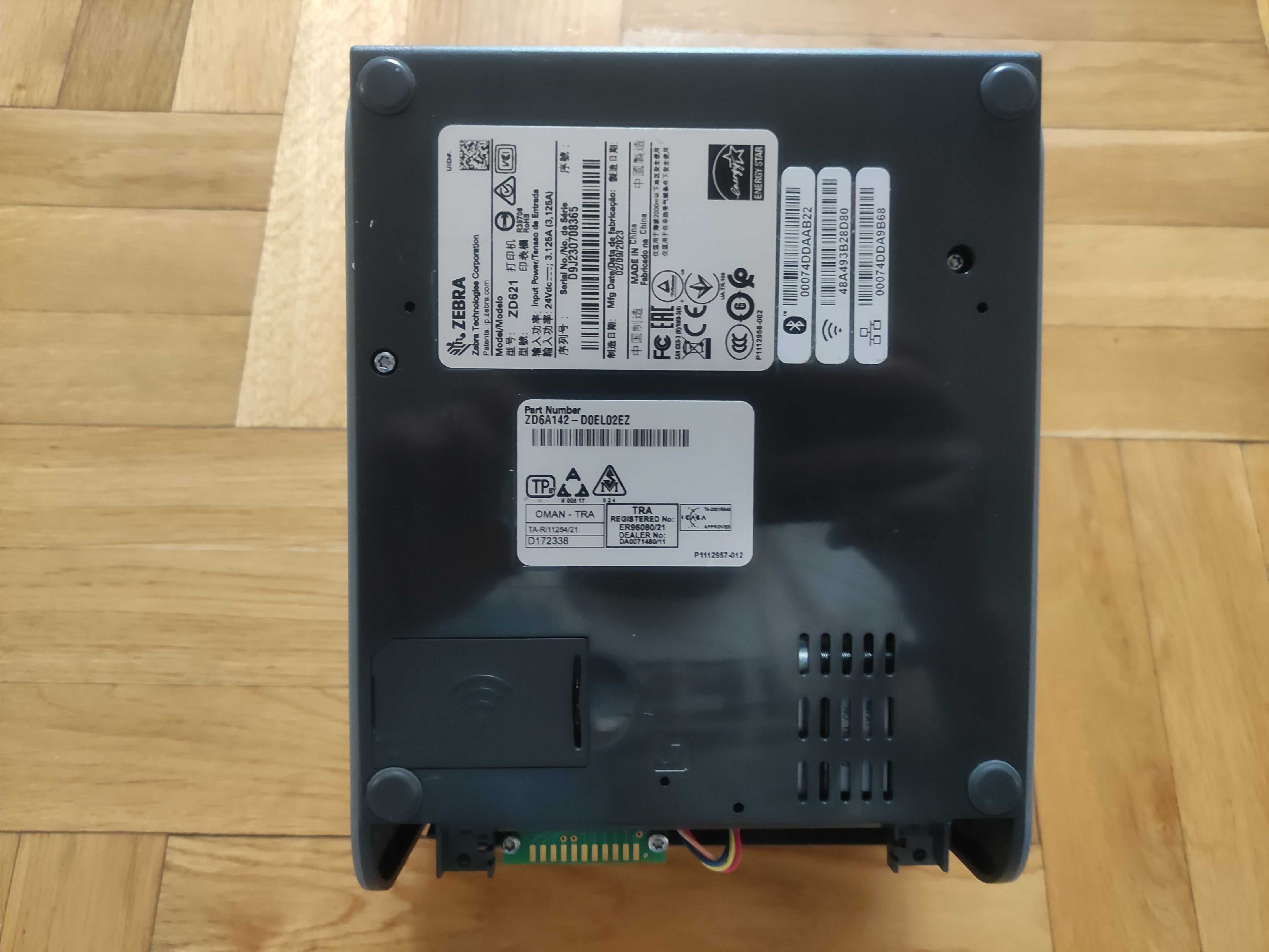 Drukarka Termiczna Etykiet Kurierska Zebra ZD620D WIFI Bluetooth