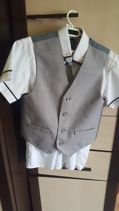 Kamizelka koszula do garnituru