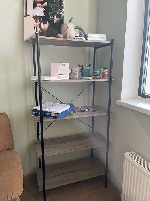 Стелаж JYSK Vandborg дуб/чорний