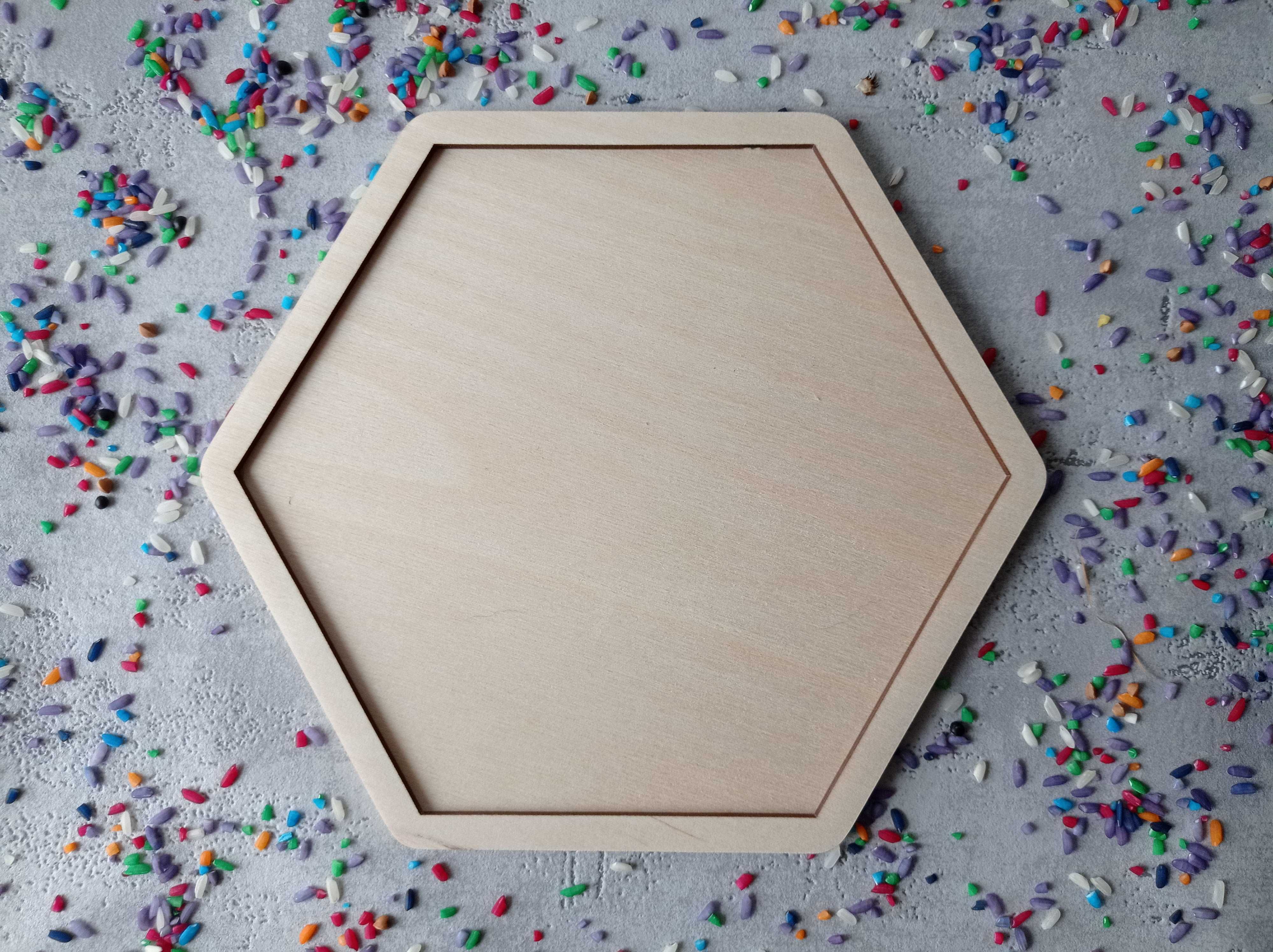 Heksagon baza ścieżka sensoryczna 25 cm 5 szt. GRATIS