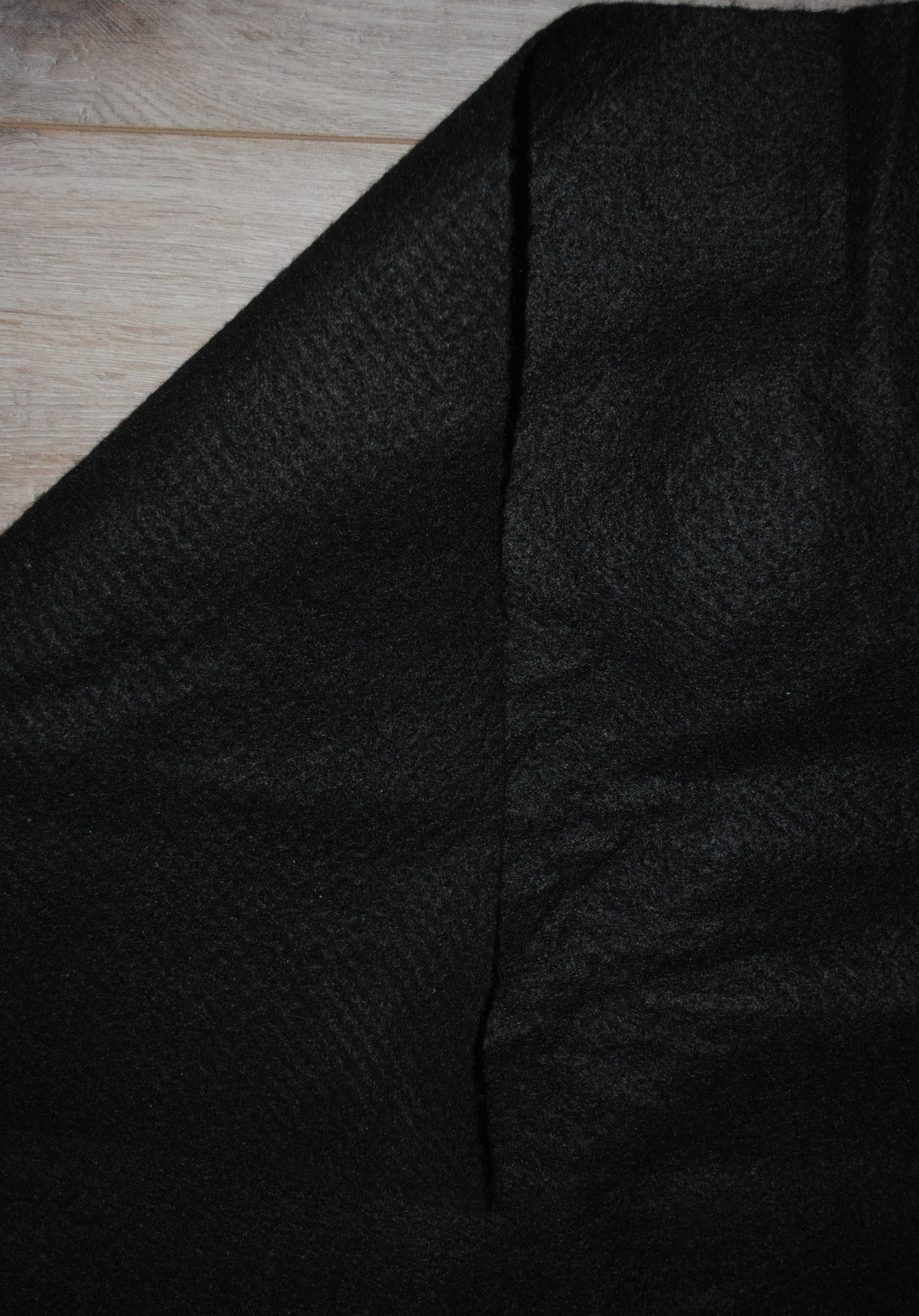 Тканина чорний утеплювач волокнина (неткане полотно ) відріз 1,55*9,9м