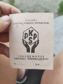 PKPS legitymacja członkowska PRL