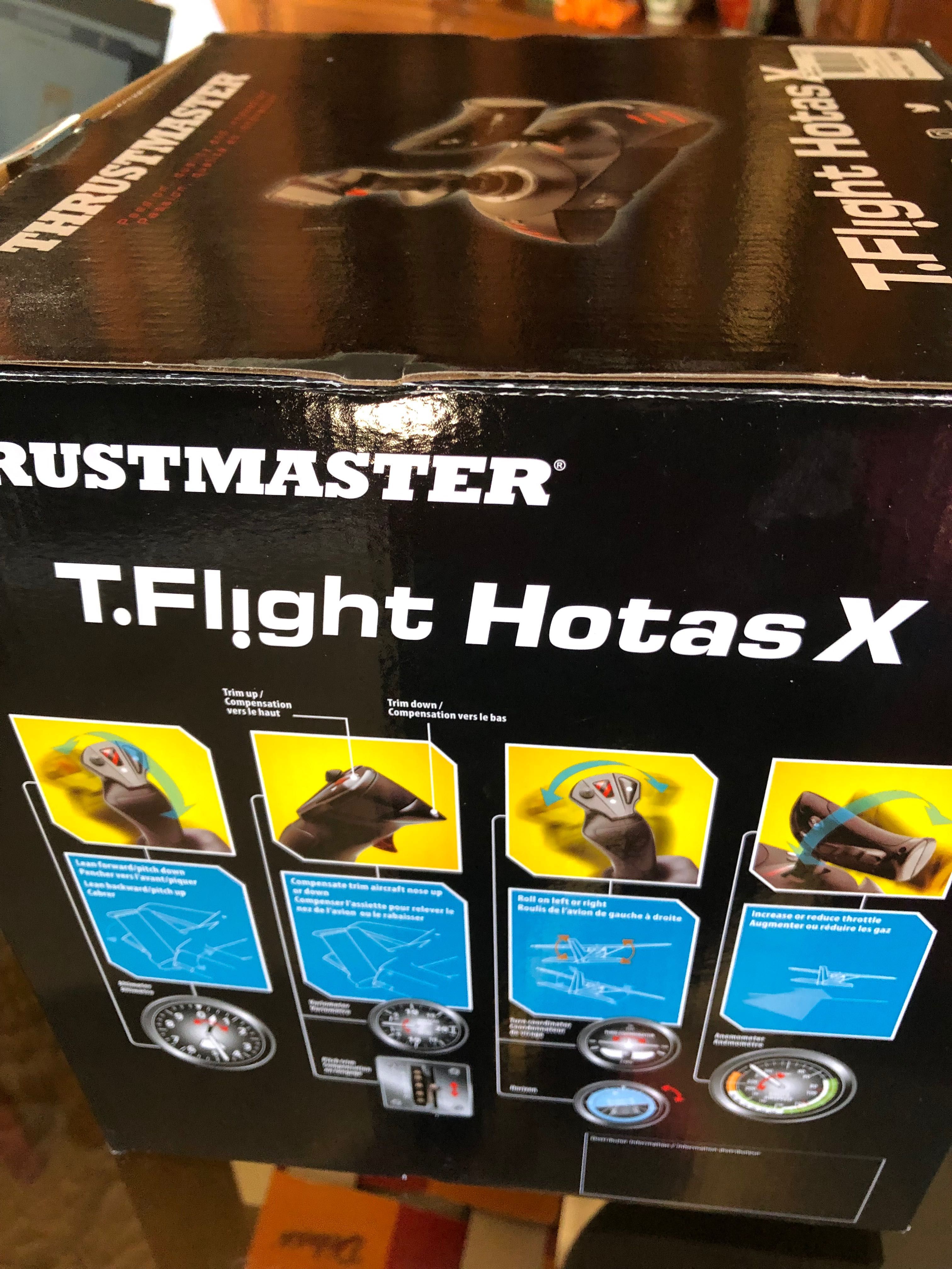 T Fligjt Hotas joystick, Novo