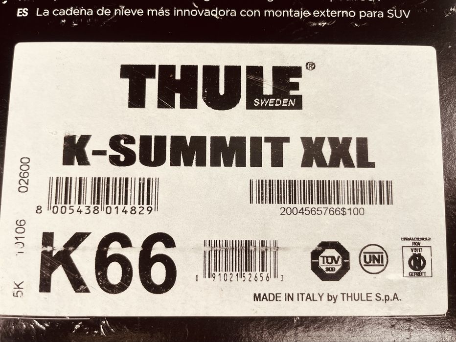 Łańcuchy śniegowe THULE K-Summit XXL