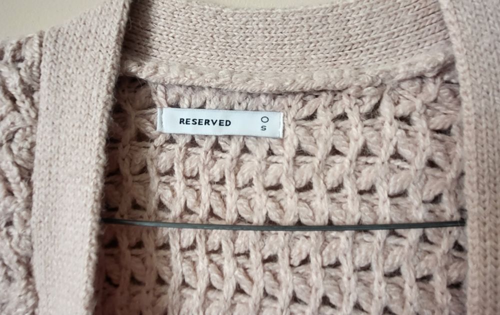 Nowy sweter kardigan Reserved roz. 36